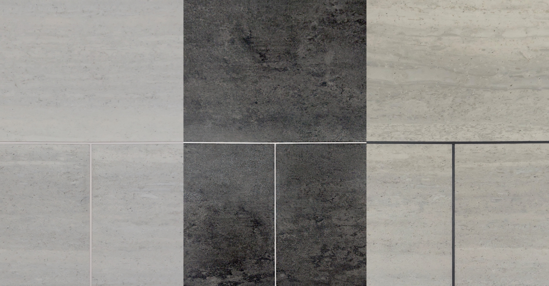 Grout solution for SPC tile